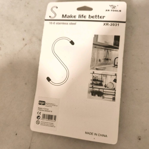 Set of 6 metal hooks 5cm new