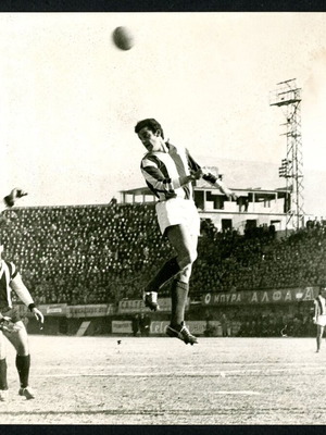 Olympiacos 1960s original photograph used, vintage media photo