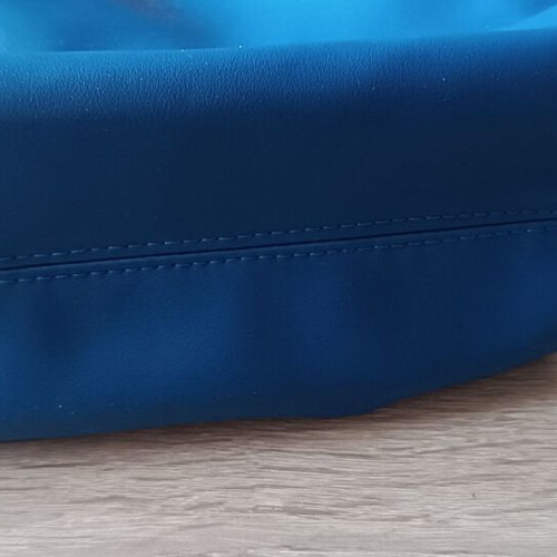 Marie Claire bag blue new with leather strap and gold detail