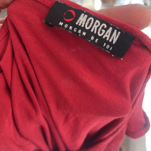 Morgan T-shirt like new, red, size S