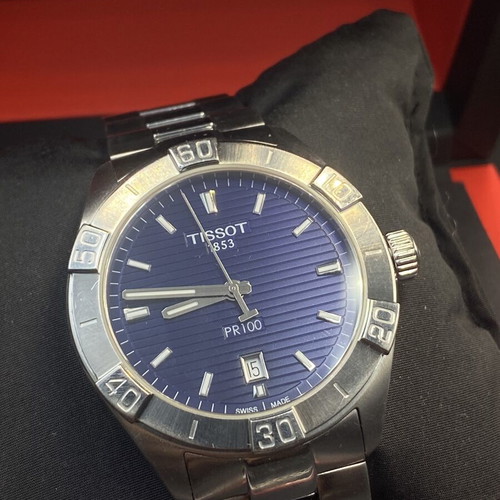 Tissot PR 100 Sport Gent watch, blue dial