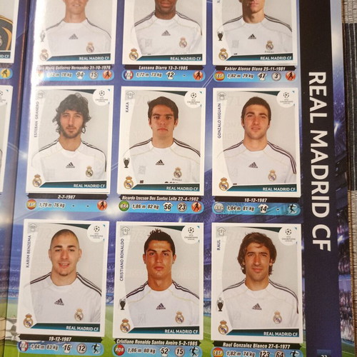 Panini UEFA Champions League 2009-2010 sticker album like new, complete