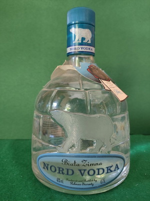 Nord Vodka Igloo συλλεκτική φιάλη 0,75L σφραγισμένη από Πολωνία