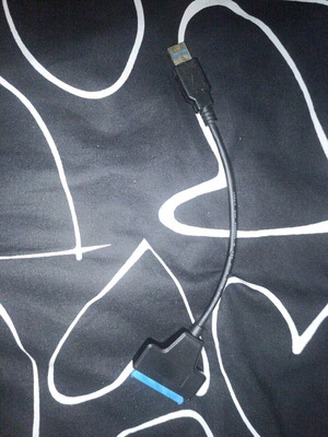 USB cable for external hard drive 24cm new