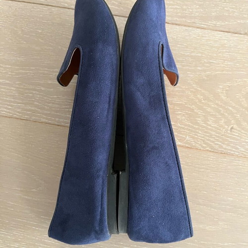 H&M women's blue moccasins like new, size 38
