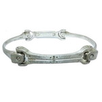 Silver 925 classic lines bracelet bangle new
