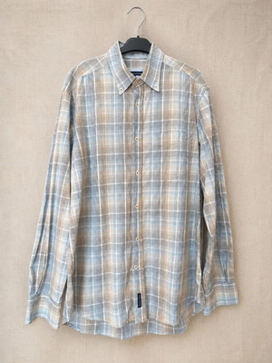 Oxford Company Men's Shirts 2-Pack Blue Check Size L used