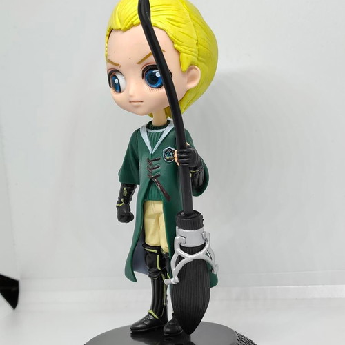 Draco Malfoy Q Posket figure Harry Potter Slytherin Quidditch 15cm like new