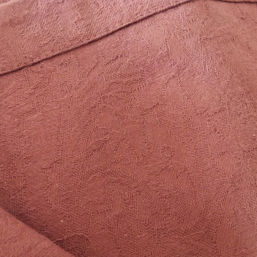 Zara Home 100% Cotton Tablecloth new, terracotta floral jacquard 250×170cm
