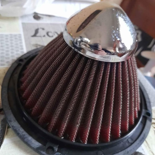 Funnel air filter with neck for Hyundai Accent