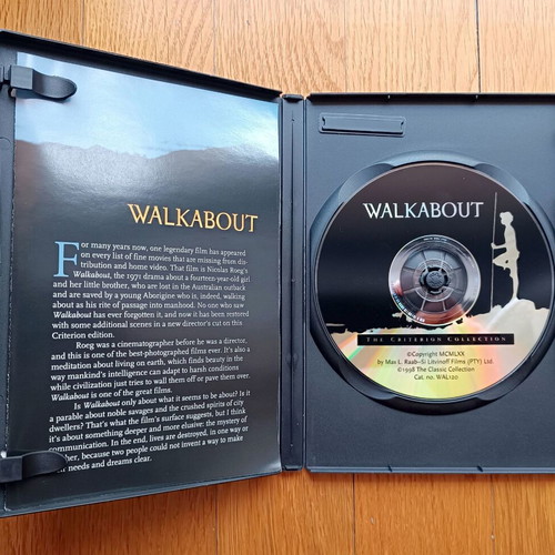 Walkabout DVD μεταχειρισμένο, Criterion Collection, δράμα, κοινωνική, περιπέτεια
