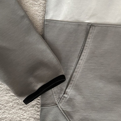 Nike Men's Sportswear Full Zip Hoodie Tech Fleece Smoke Grey S like new