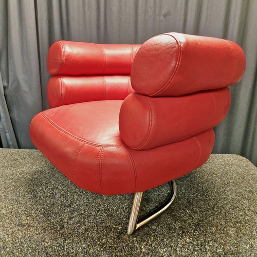 ClassiCon Bibendem chairs like new, set of 2, red leather