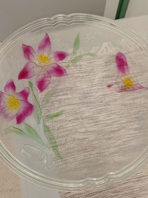 Decorative platter used