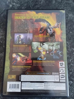 PC Game DVD World of Warcraft The Burning Crusade Expansion Set