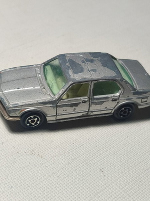 Majorette BMW 733 vintage toy car used, wheels ok