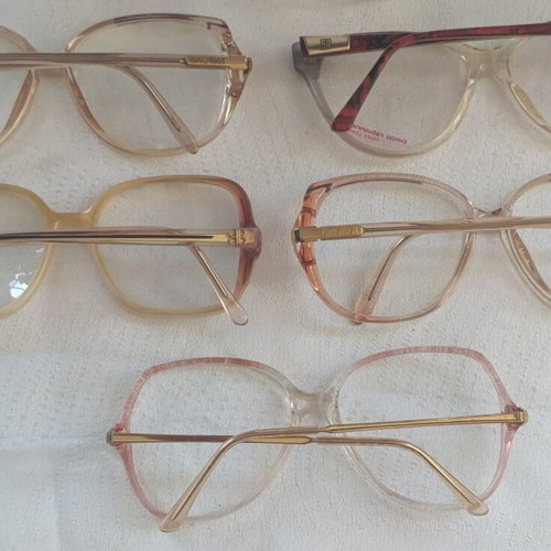 Luxotica Dior Cucci Balenciaga eyeglass frames used, pack of 9