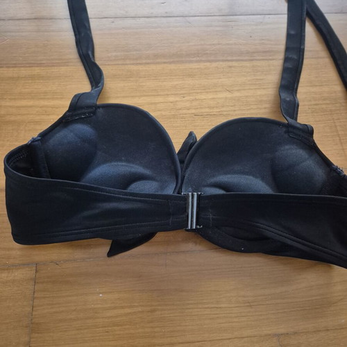 Bikini set used, size S, black with leopard print