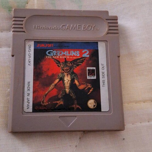 Gremlins 2 Gameboy μεταχειρισμένο cartridge με ελαφρά φθορά