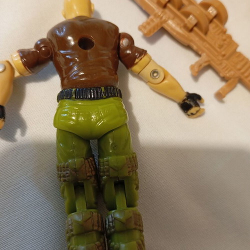 G.I. Joe Salvo v1 action figure used with accessories