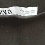 Τοπ στραπλες σε γραμμή Αλφα Zara σαν καινούργιο, μαύρο