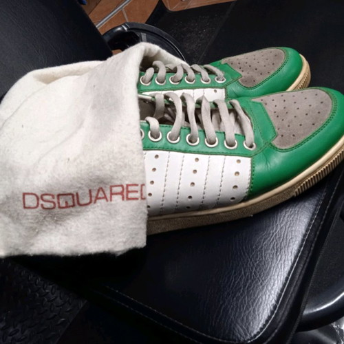 Παπούτσια Dsquared2 sneakers μεταχειρισμένα, δερμάτινα, μέγεθος 43-44