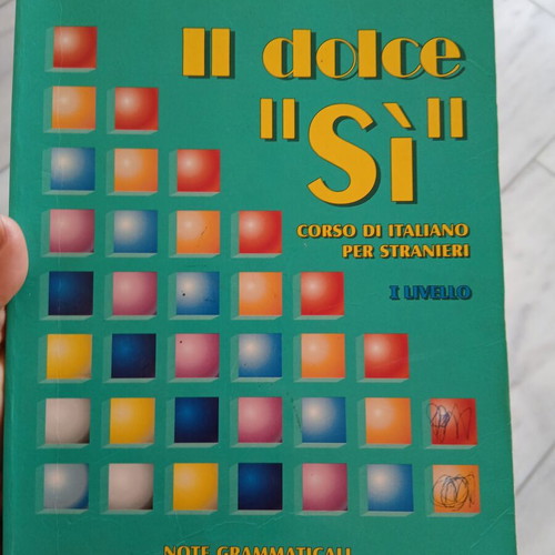 Il dolce "Si" book used, Italian language learning