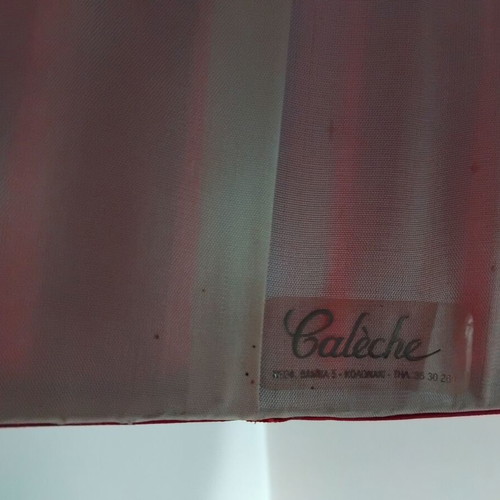 Calèche table lamp used brass with lampshade