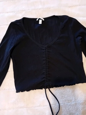 H&M blouse black size M like new