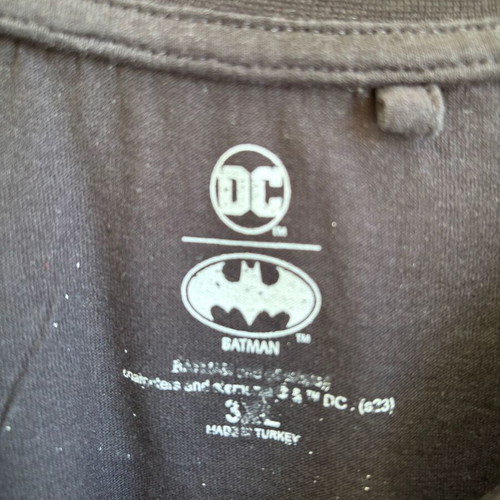 DC Batman men's T-shirt 3XL used, black, Primark