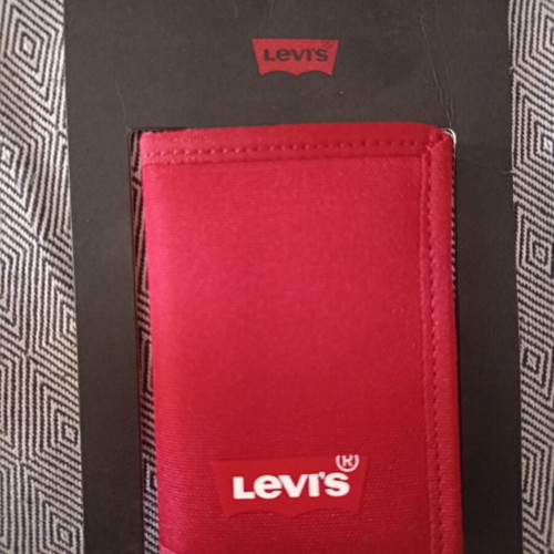 Levi's wallet new, red