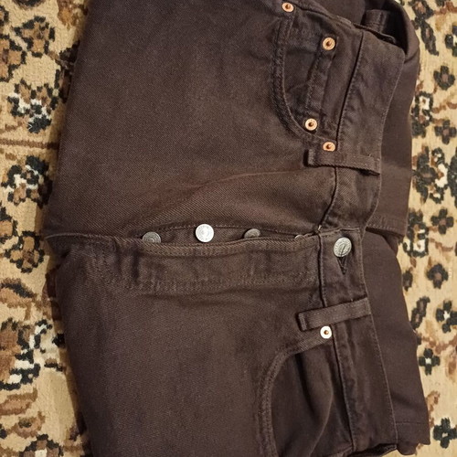 Levis Strauss jeans used, brown, size S