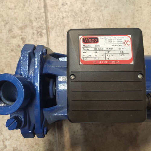 Vinco Italy VC8M 0.8 Hp peripheral water pump new