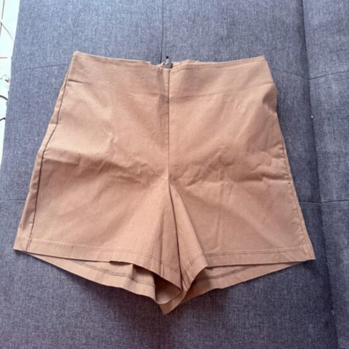 Pink Woman summer shorts like new, size S, brown-olive