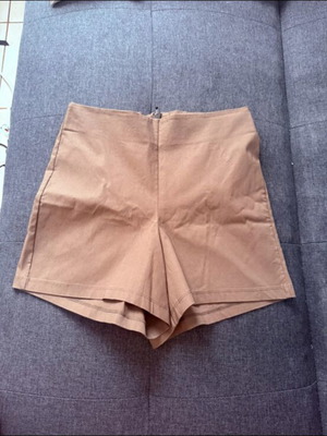 Pink Woman summer shorts like new, size S, brown-olive