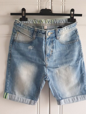 Esprit denim kids' shorts size 140cm for 10 years like new, turquoise