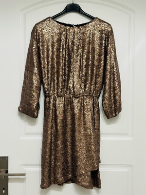 Aitheras dress with bronze sequins like new, S/M