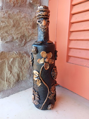 Decorative handmade bottle new