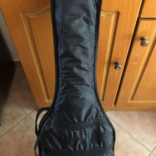 Granite Stratocaster guitar used with case
