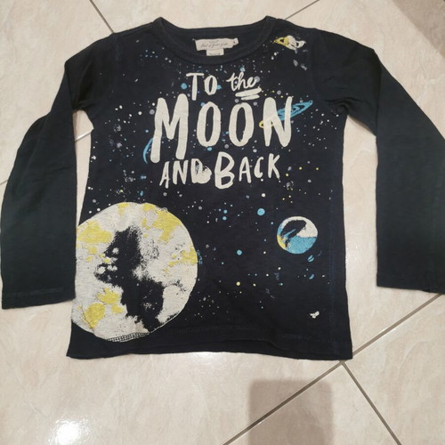 H&M boys' t-shirt size 122 used, blue