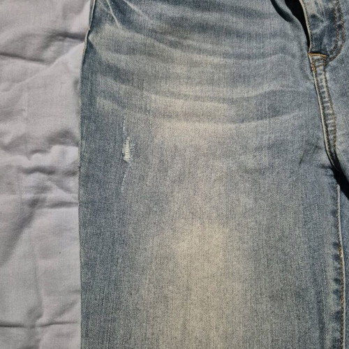 Set Beige H&M Hoodie and Light Blue Vila Jeans like new
