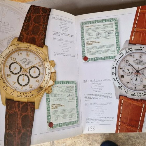 Rolex catalog large book like new in Italian and English
