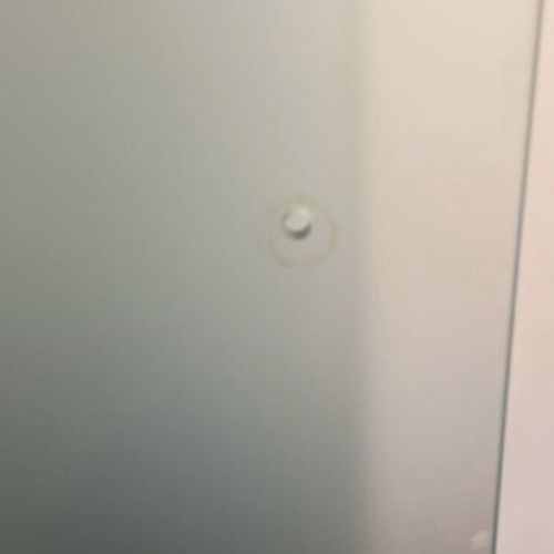Sandblasted glass door like new, very good quality