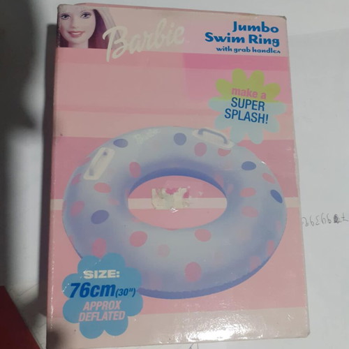 Barbie inflatable swim ring new, large size 76cm, lilac color