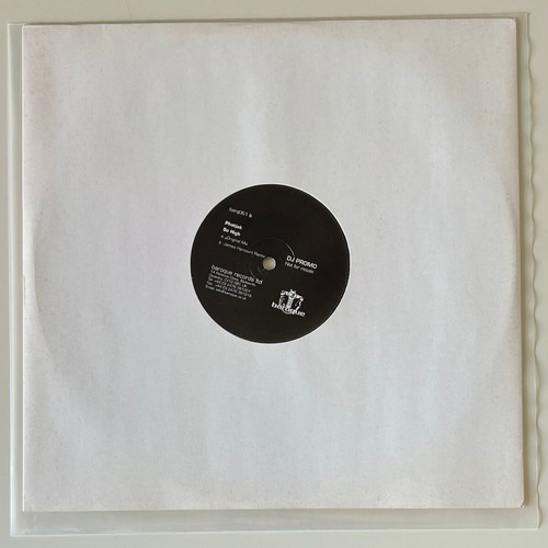 Phatjak So High 12" promo vinyl, like new, progressive electro house