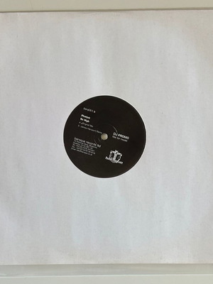 Phatjak So High 12" promo vinyl, like new, progressive electro house