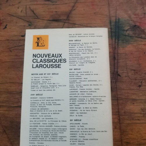 Le Bourgeois Gentilhomme book used, French language