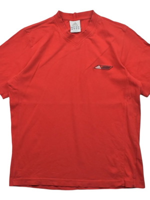 Adidas vintage red T-shirt used, size small