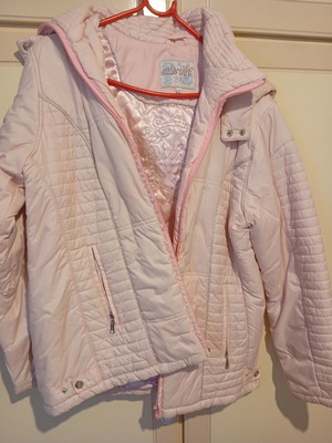 Girls' pink jacket like new for 13-14 years