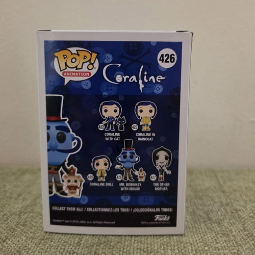 Funko Pop! 426 Coraline Mr. Bobinsky with Mouse vinyl figure